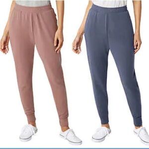 Eddie Bauers Women two Pairs of Fleece Joggers Size XL